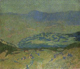 Landscape in Valtellina