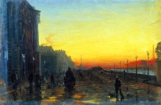 Sunrise in St. Petersburg