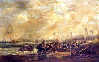 Unloading the Catch off Yarmouth
