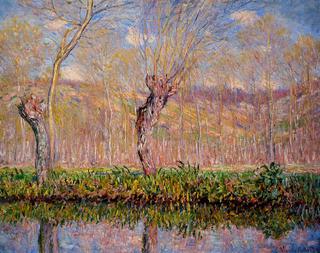 The Banks of the River Epte in Springtime