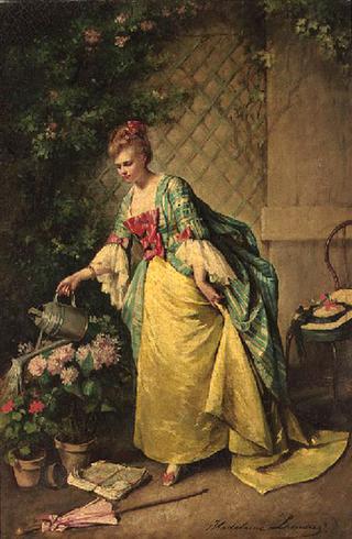 Watering the Flowers