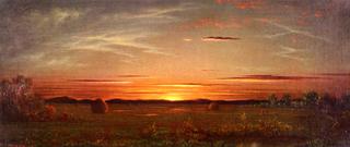 Sunset: Sky and Marsh