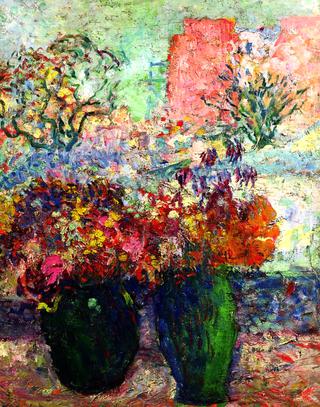 Two Vases of Flowers