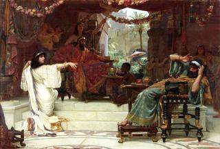 Esther Denouncing Haman to King Ahasuerus