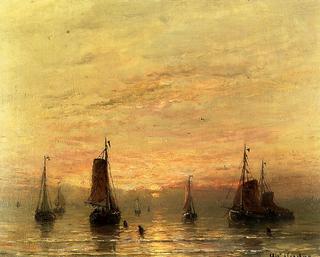 Summer Sunset, Scheveningen