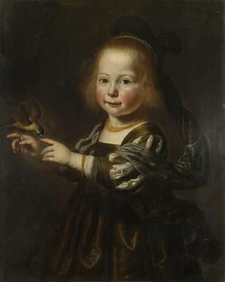Portrait of Geertruyt Spiegel with a Finch