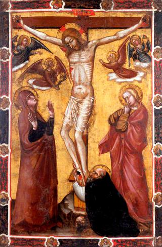 The Crucifixion with the Virgin and Saint John with Saint Anthony Abbot at the Foot of the Cross