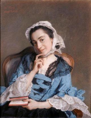 Portrait of Louise d'Épinay