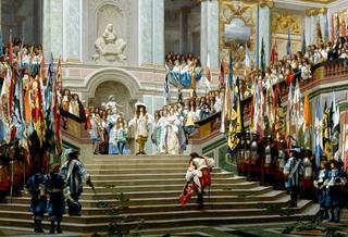 Reception of Condé in Versailles