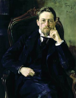 Portrait of Writer Anton Chekhov