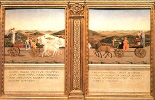 Portraits of the Duke and Duchess of Urbino (Backside)