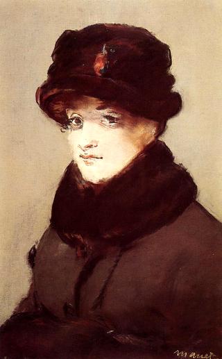 Méry Laurent in a Fur Hat