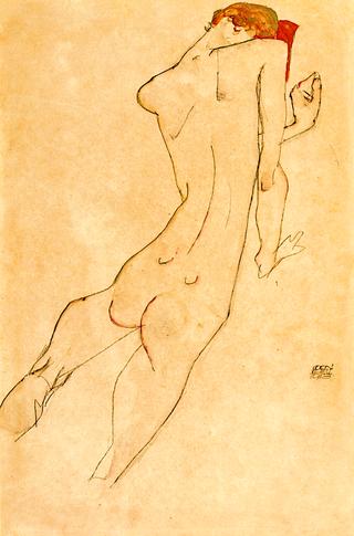 Female Nude, Back View