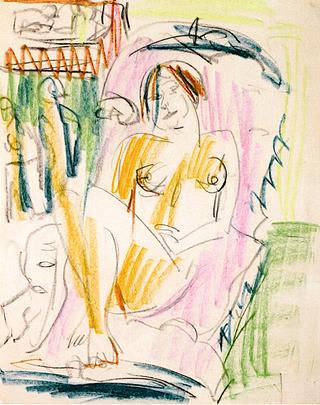 Female Nude in an Armchair