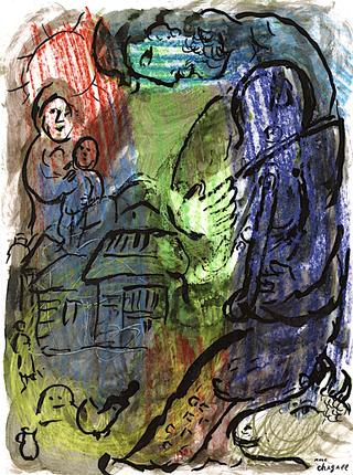 Violinist with Village