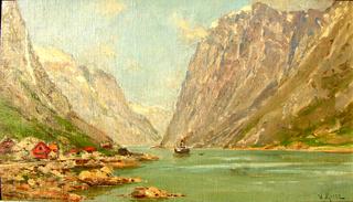 Fjord Landscape in Norway