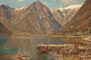 Summer Fjord Landscape