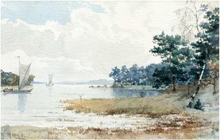River Landscape in North Germany