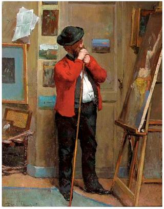 The Artist in His Studio