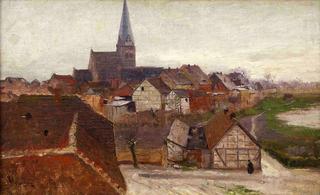View of a Town in Mecklenburg