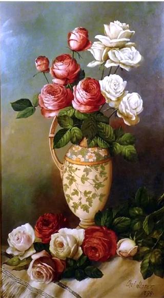 Floral Still Life with an Urn
