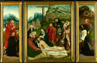 Triptych with the Lamentation