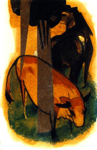 Red and Yellow Cow