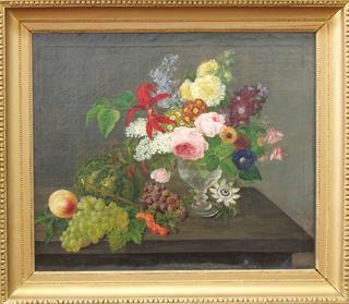 Still Life of Flowers and Fruit