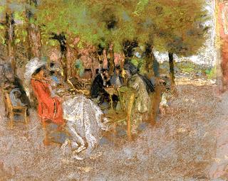 Figures beneath the Trees