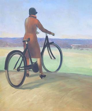 Girl on Bicycle