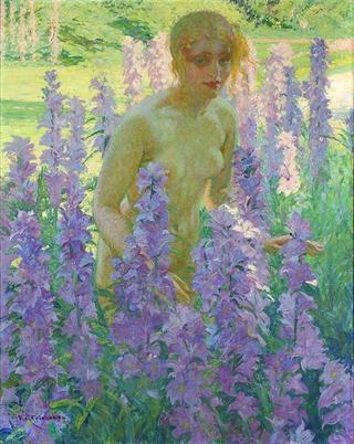 Nude in Flowers