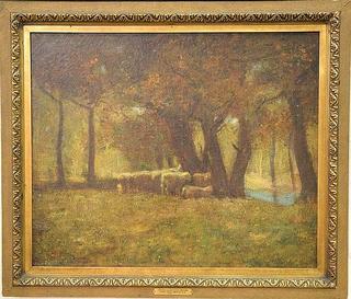 Sheep and Russett Woods