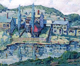 Waterfront Houses - Monhegn, Maine
