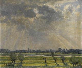 Summer morning on the Lower Rhine