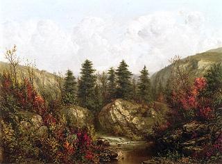 River through an Autumn Forest