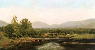 Cattle by a Stream