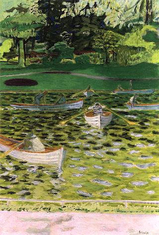 Rowers in the Bois de Boulogne