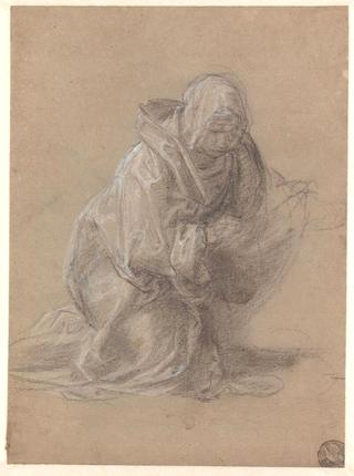Study of a Kneeling Woman