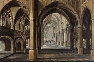 Interior of a Gothic Cathedral