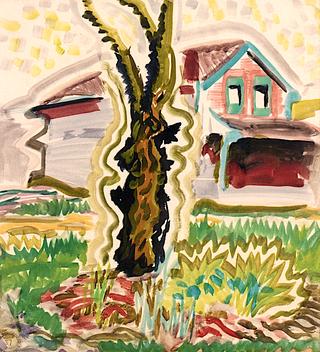 Tree and House