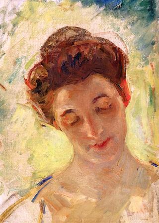 Study of Mother Jeanne's Head, Looking down