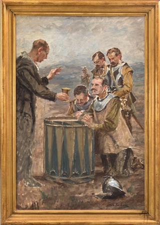 Soldiers Taking Communion