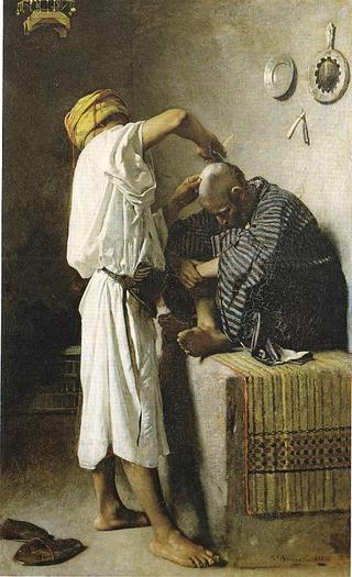 At the Barber's Shop
