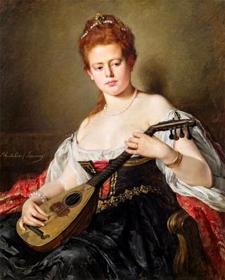 Lady with Mandolin