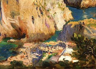 Base of Faraglioni Rocks, Capri