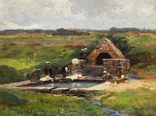 Washerwomen at the Well