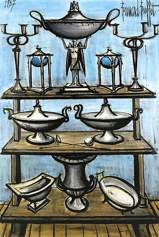 Silverware on a Shelf