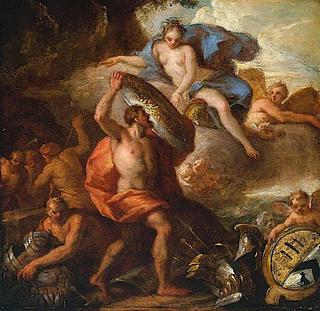 忒提斯接受瓦肯人的阿基里斯之盾