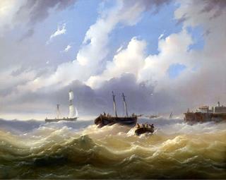 Ships on a Stormy Sea