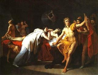 Briséis pleurant Patrocle